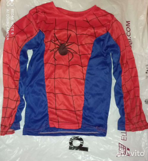 Новогодний костюм детский человек паук