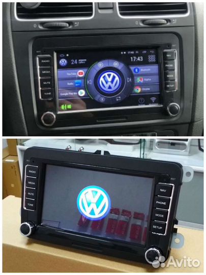 Магнитола Android Volkswagen и skoda