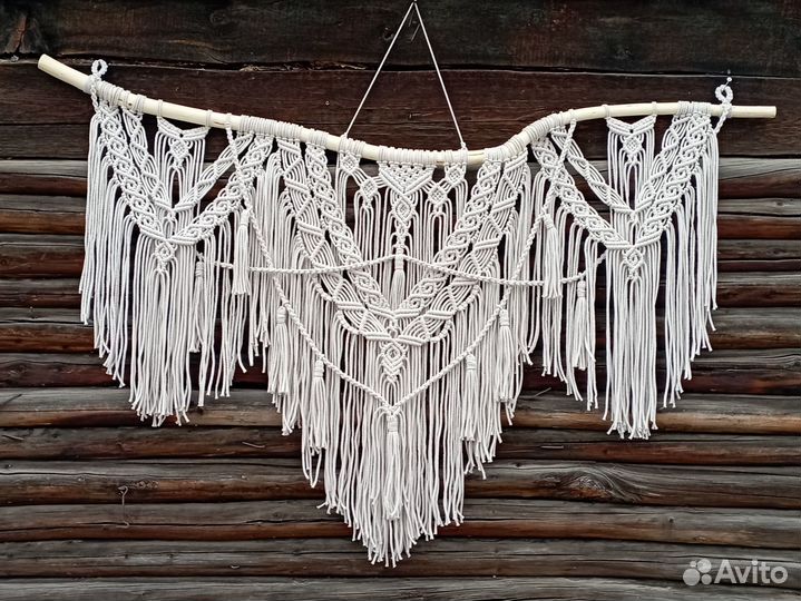 Большое панно макраме