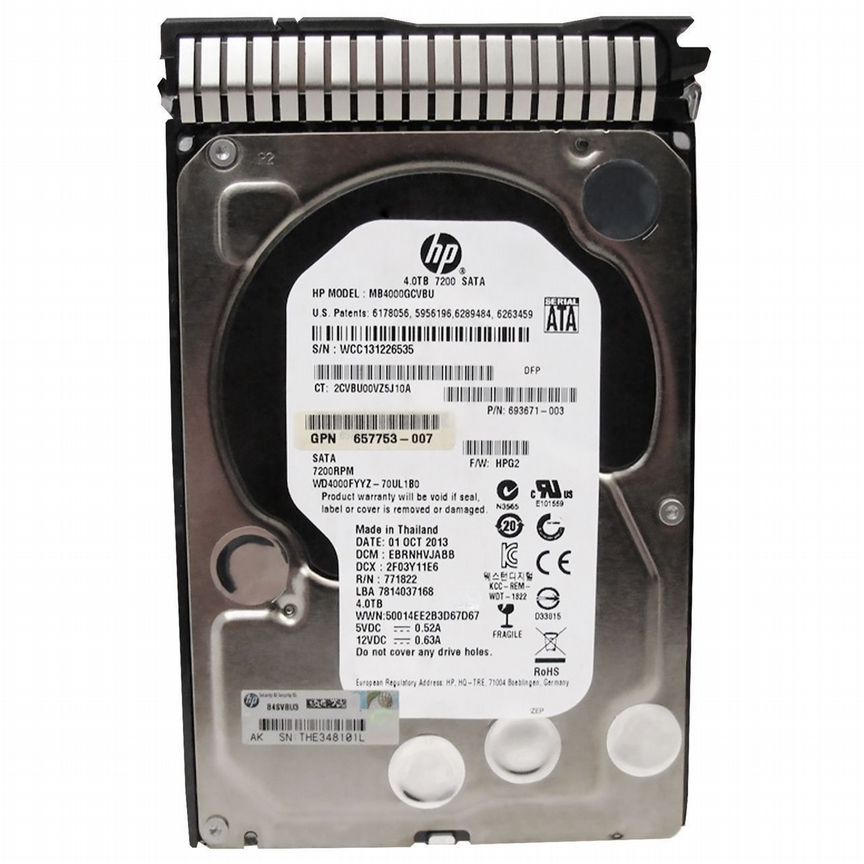 [WD4000FYYZ] Жесткий Диск Hp Mb4000gcvbu 4tb Sata3 3,5" Hdd Wd4000fyyz