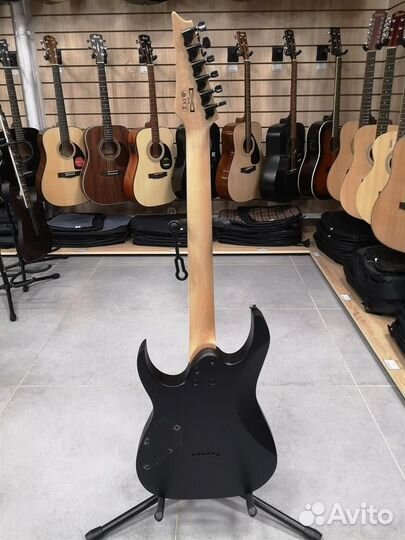 Электрогитара ibanez GIO GRG121DX-BKF black flat