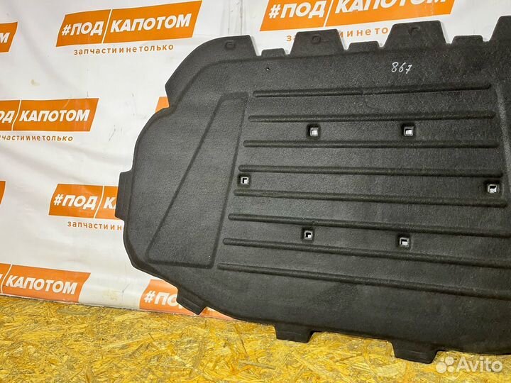 Шумоизоляция капота Audi Q7 4L рест. 2011