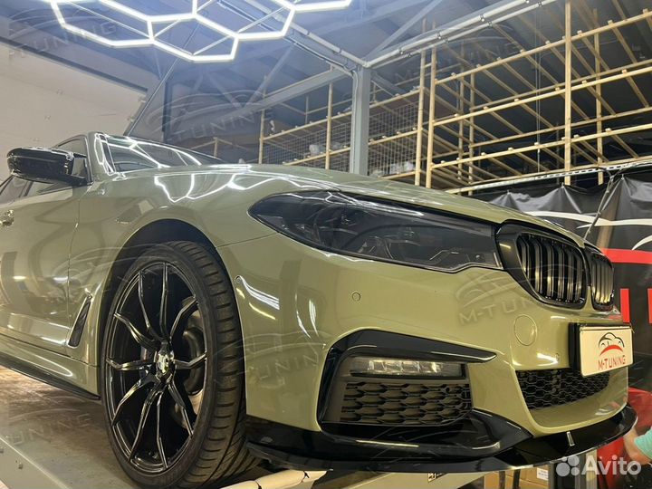 Сплиттер BMW G30 до рест M пакет