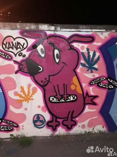 Художник граффити оформление роспись стен зданий