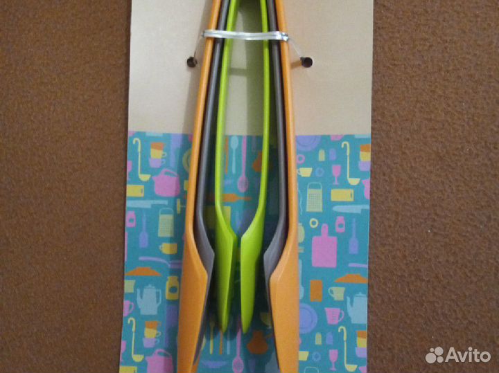 Кухонные щипцы набор 3шт новый