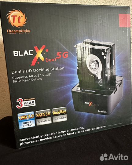 Док-станция с двумя жесткими дисками для HDD