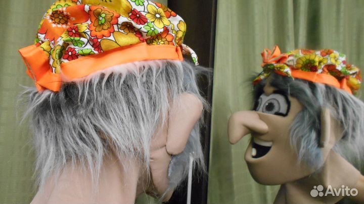 Бабка Ежка. Голова. Ростовая кукла