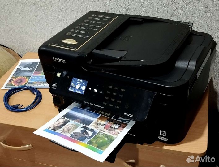 Цветное мфу Epson WF-3520