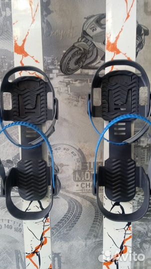 Детские пластиковые лыжи160