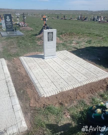 Благоустройство памятников/ захоронений с гарантие