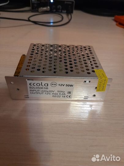 Блок питания 12 V, 50 Вт, 4,16 A