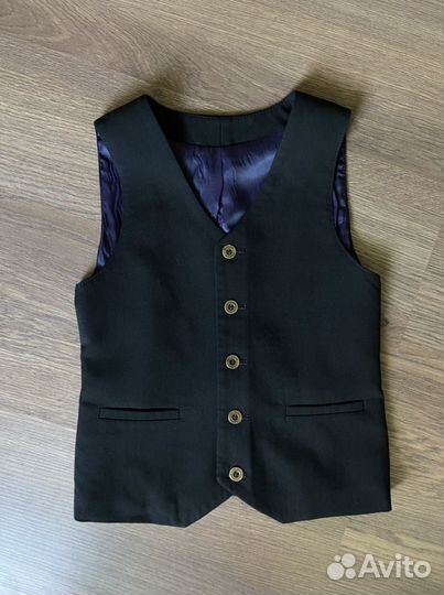 Жилетка и брюки для школы (128 см) без рубашки