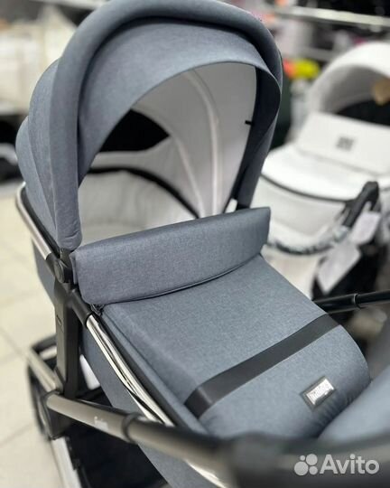 Коляска Indigo Fusion 2в1 серый