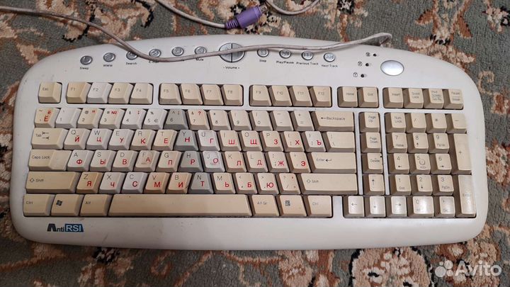 Клавиатура проводная ps2 медиа a4 tech