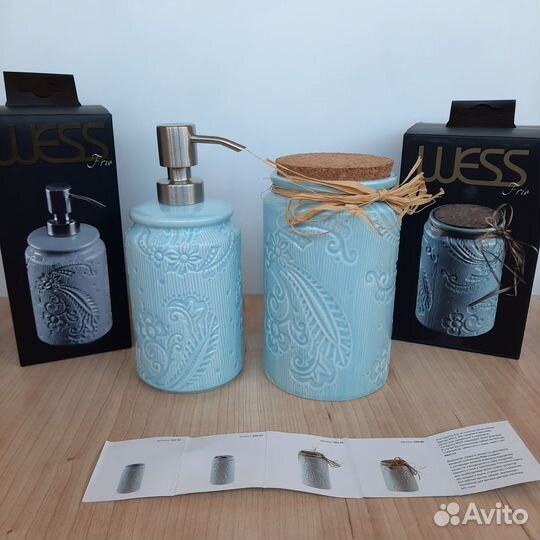 Новый набор для ванной из керамики wess