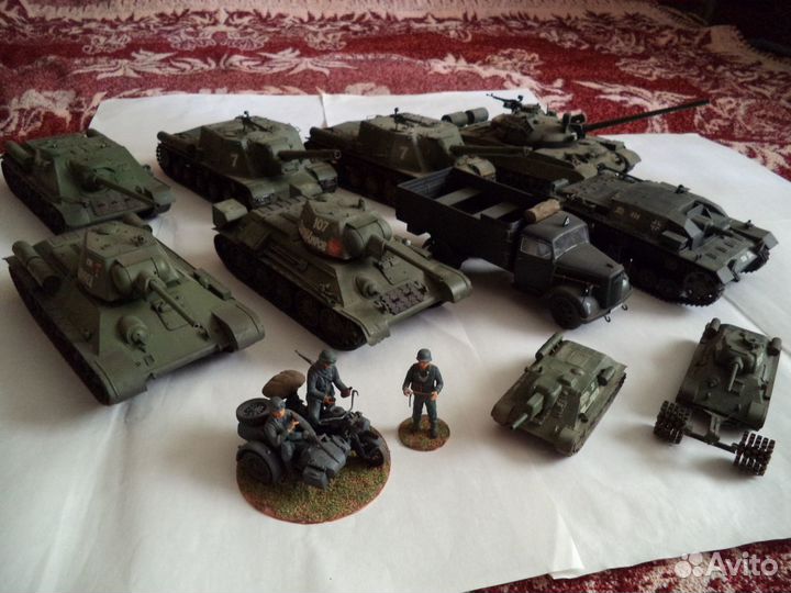 Сборные модели готовые 1/35,1/72