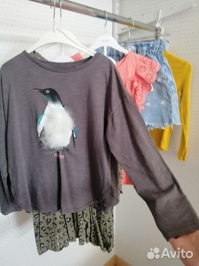 Одежда для девочки пакетом 134/140