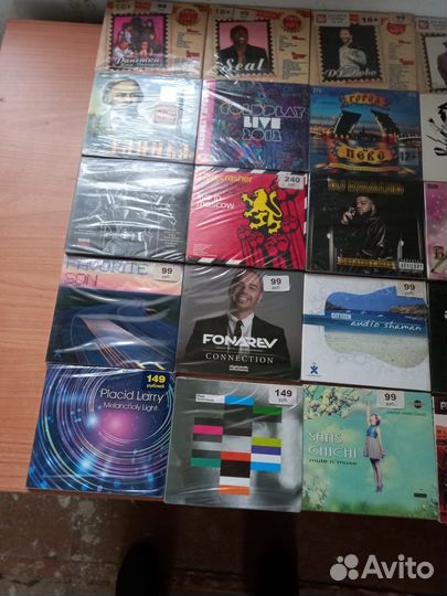 Коллекция музыки в фомате CD, MP3