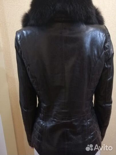Куртка кожаная