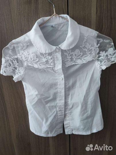 Школьная блузка 128