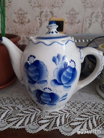 Чайник заварочный Гжель