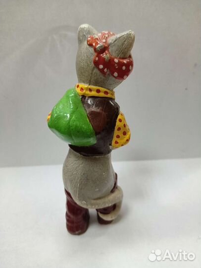 Кот Базилио, кот в сапогах колкий пластик СССР