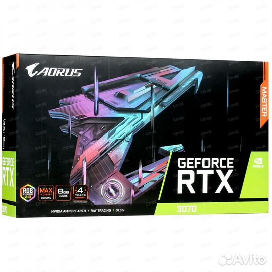 Видеокарта gigabyte GeForce RTX 3070 aorus master