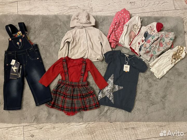 Вещи пакетом для девочки 80 carter's