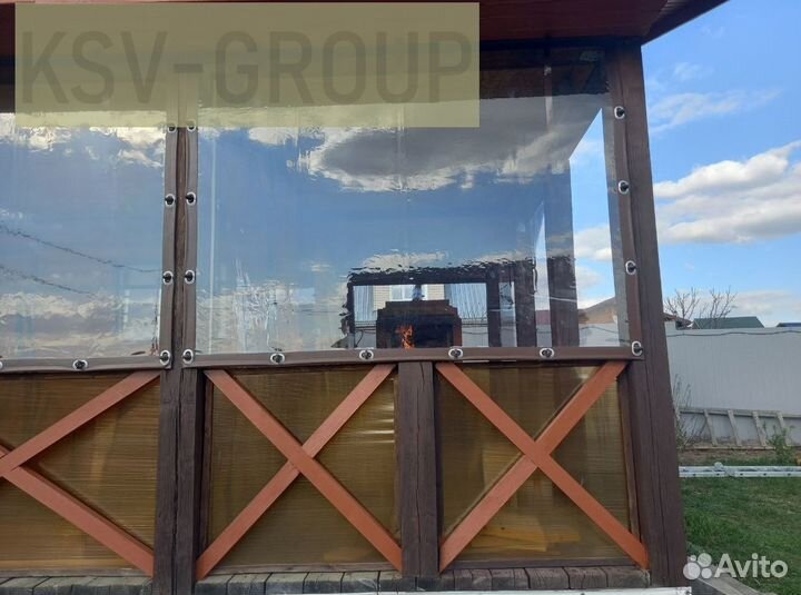 Мягкие окна для беседки