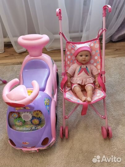 Коляска кукольная и дом палатка