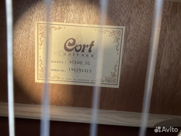 Акустическая гитара Cort AC100 SG