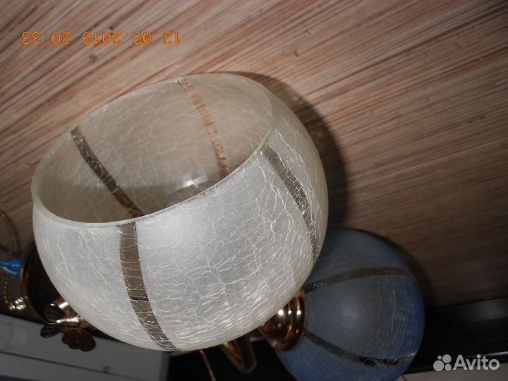 Бра настенное, цветное стекло