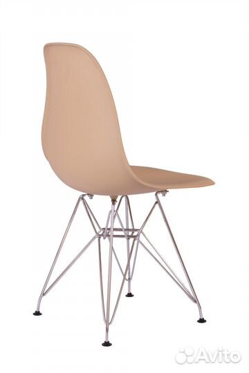 Стул Eames капучино, опора металл