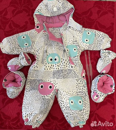 Комбинезон зимний на пуху Crockid 68-74