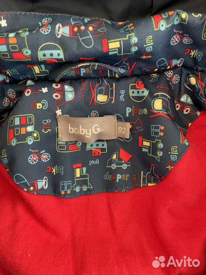 Куртка baby go 92