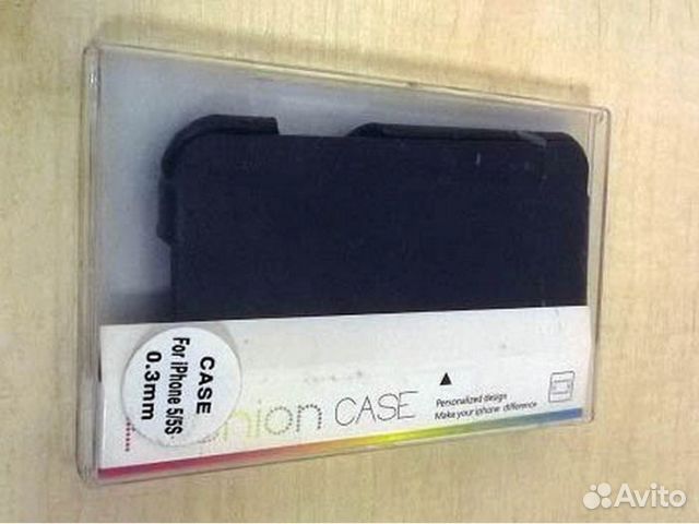 Чехол Flip для iPhone 5/5S 0.3mm black