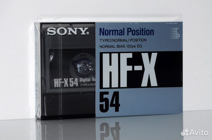 Аудиокассета sony HF-X 54 japan market (5642)