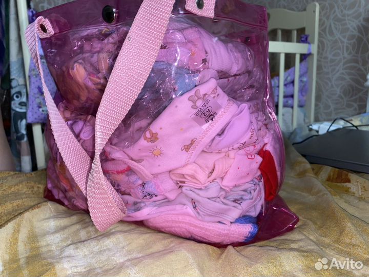 Детские вещи, горка для купания и автолюлька