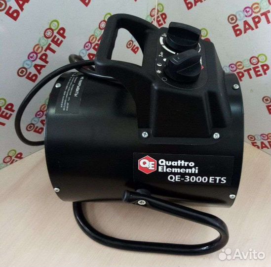 Тепловентилятор Quattro Elementi QE-3000ETS. Б10