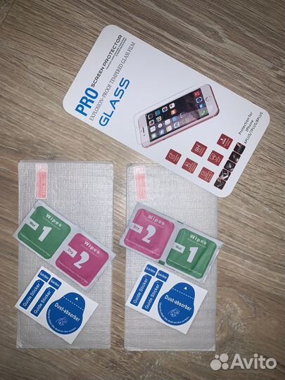 Защитное стекло на ipnone 6,7,8 plus