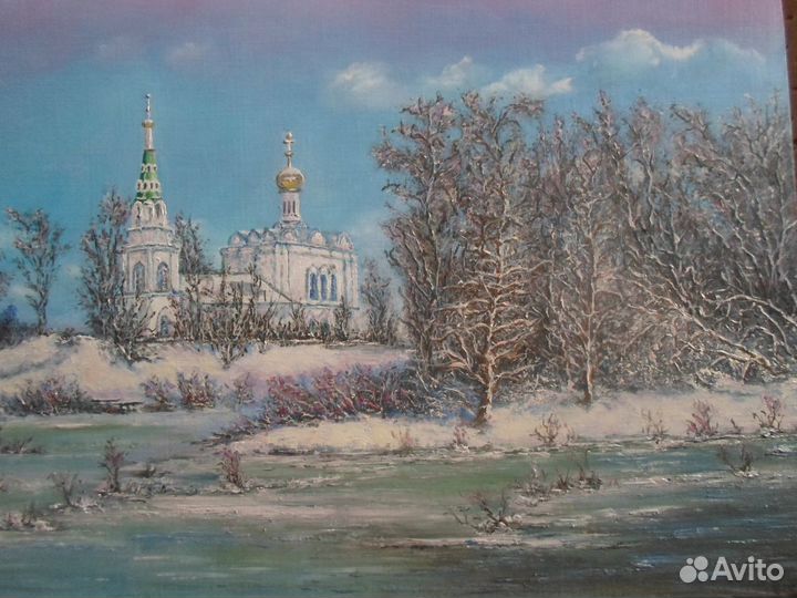 Пейзаж маслом 44*32,5