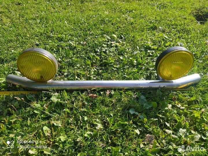 Силовой бампер с противотуманками Мицубиси паджеро