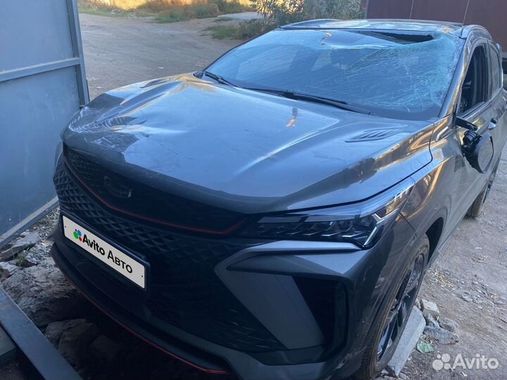 Geely Coolray 1.5 AMT, 2023, битый, 2 500 км