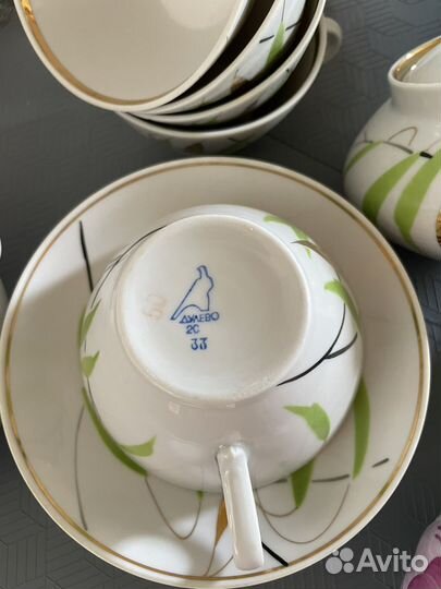 Чайный сервиз дулево и предметы