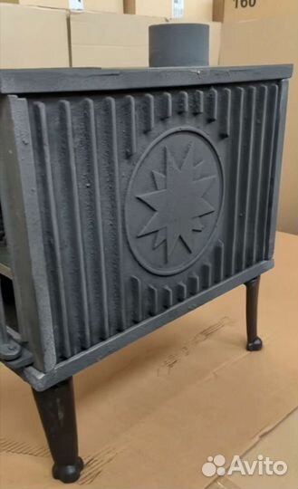 Печь буржуйка чугунная разборная