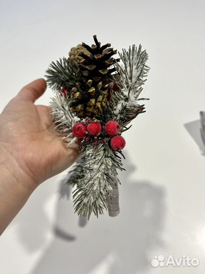 Ободок+брошь новогодний на фотосессию утренник