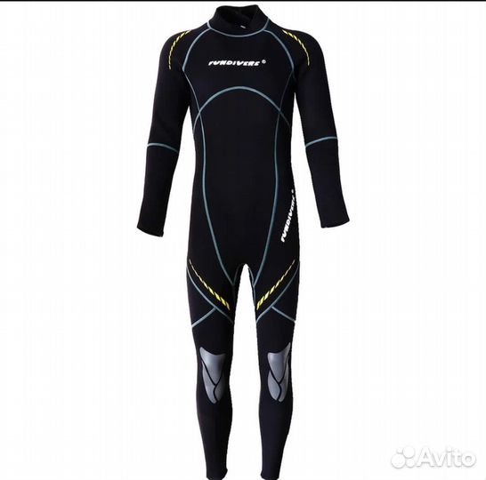 Гидрокостюм мужской 3 мм неопреновый