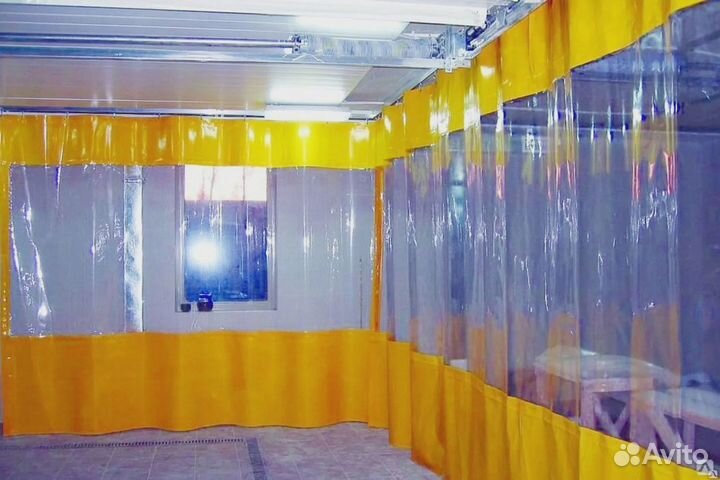 Шторы Занавесы пвх для Автомойки Гараж Автосервис