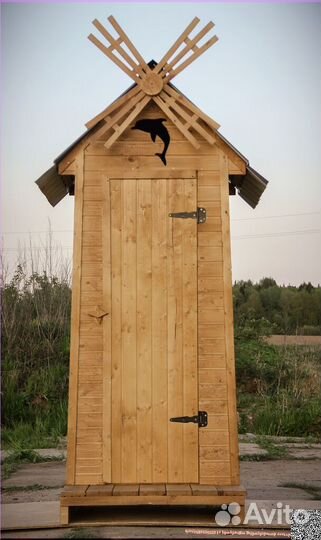 Уличный туалет с установкой SKU006