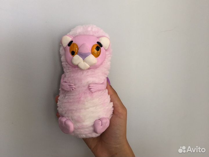 Игрушка ручной работы в смешанной технике